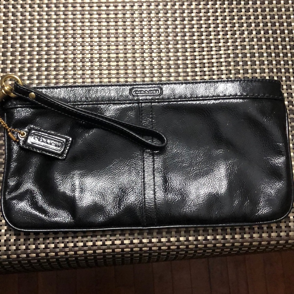 Coach Patent Leather Wristlet